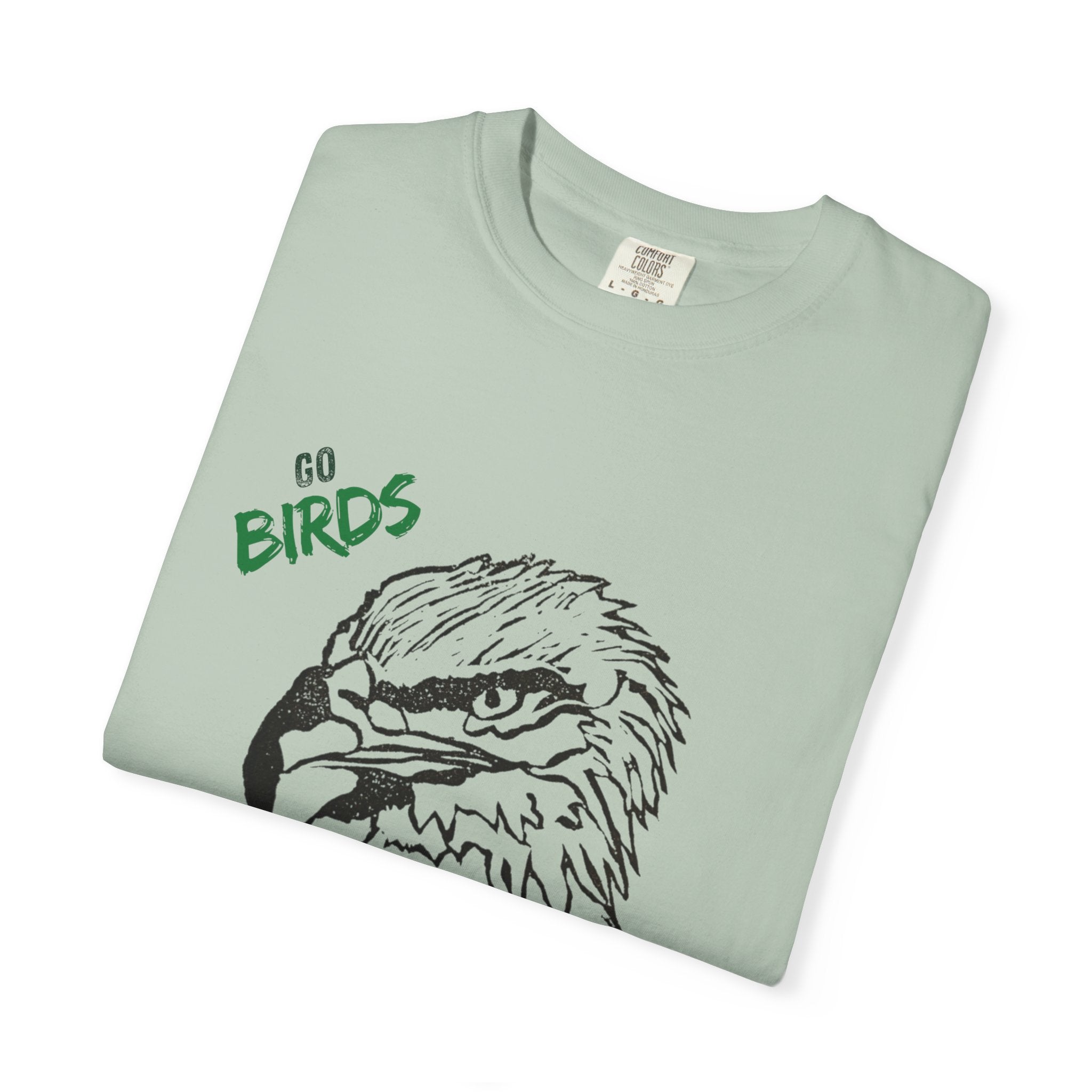 Nihonbashi PHILLY TOKYO Unisex Garment-Dyed T-Shirt - 'Go Birds' Design By NAO