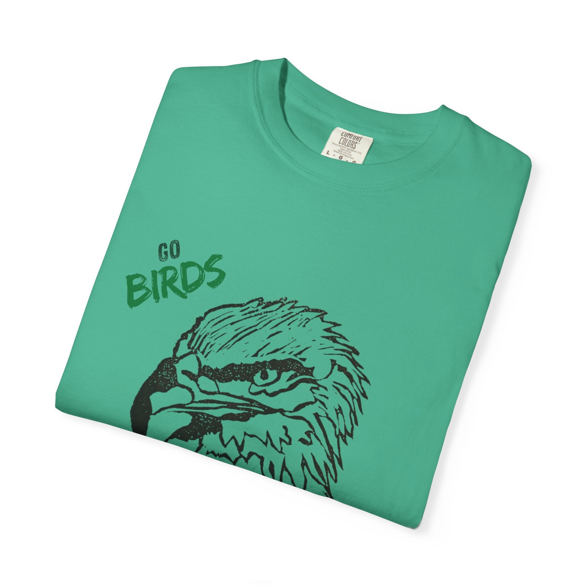 Nihonbashi PHILLY TOKYO Unisex Garment-Dyed T-Shirt - 'Go Birds' Design By NAO