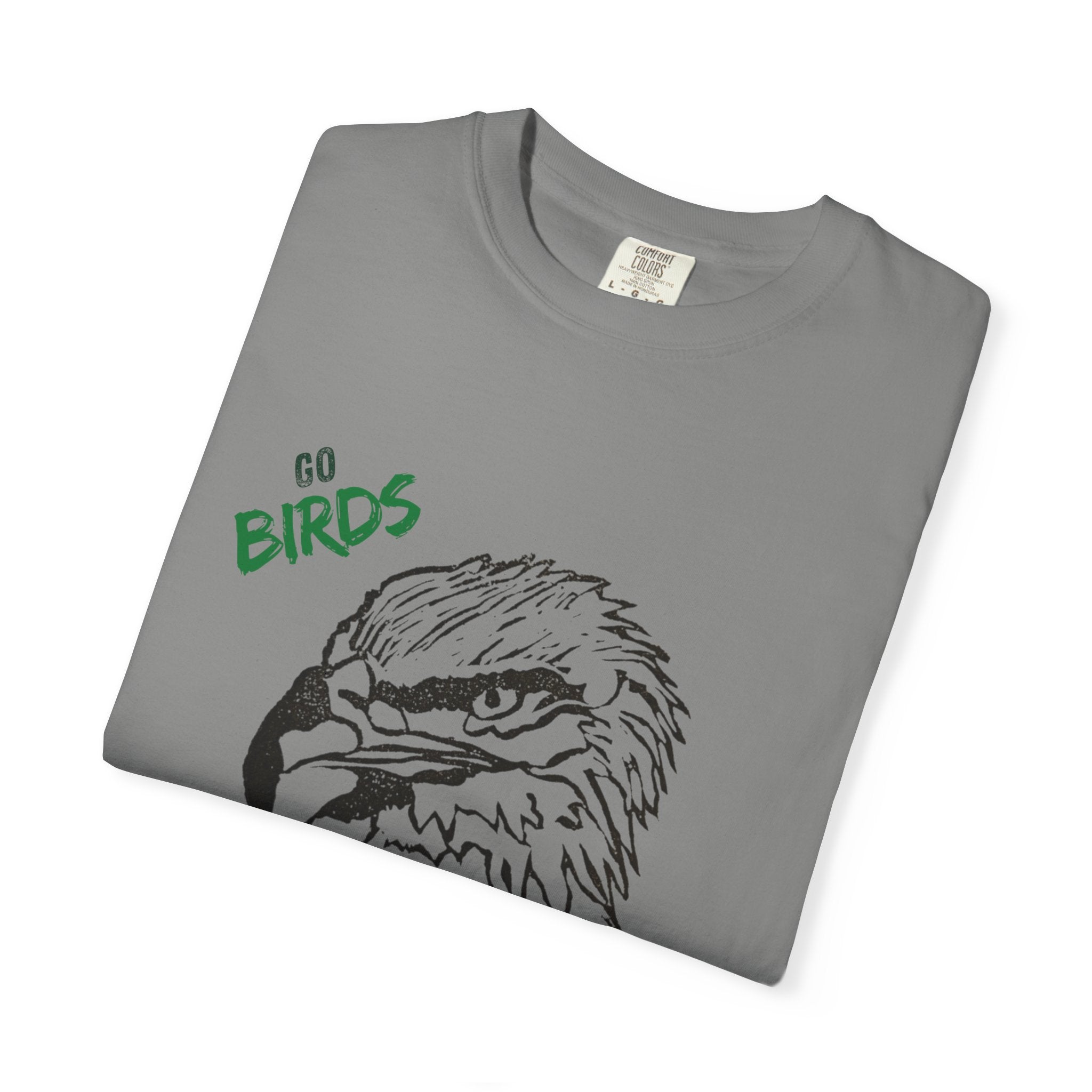 Nihonbashi PHILLY TOKYO Unisex Garment-Dyed T-Shirt - 'Go Birds' Design By NAO