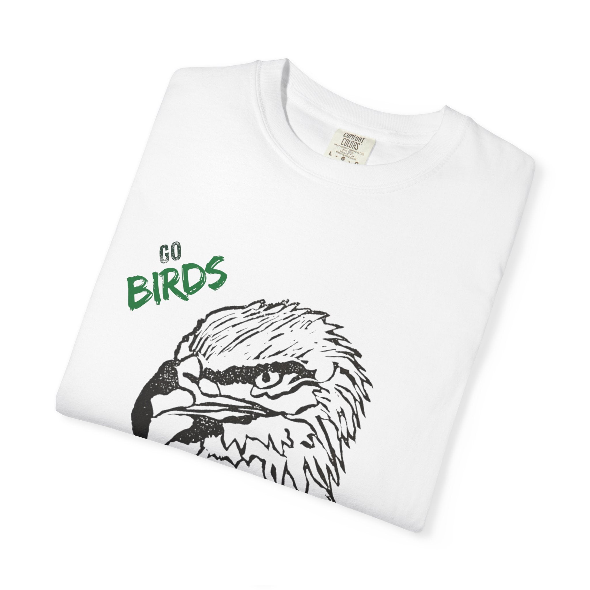 Nihonbashi PHILLY TOKYO Unisex Garment-Dyed T-Shirt - 'Go Birds' Design By NAO
