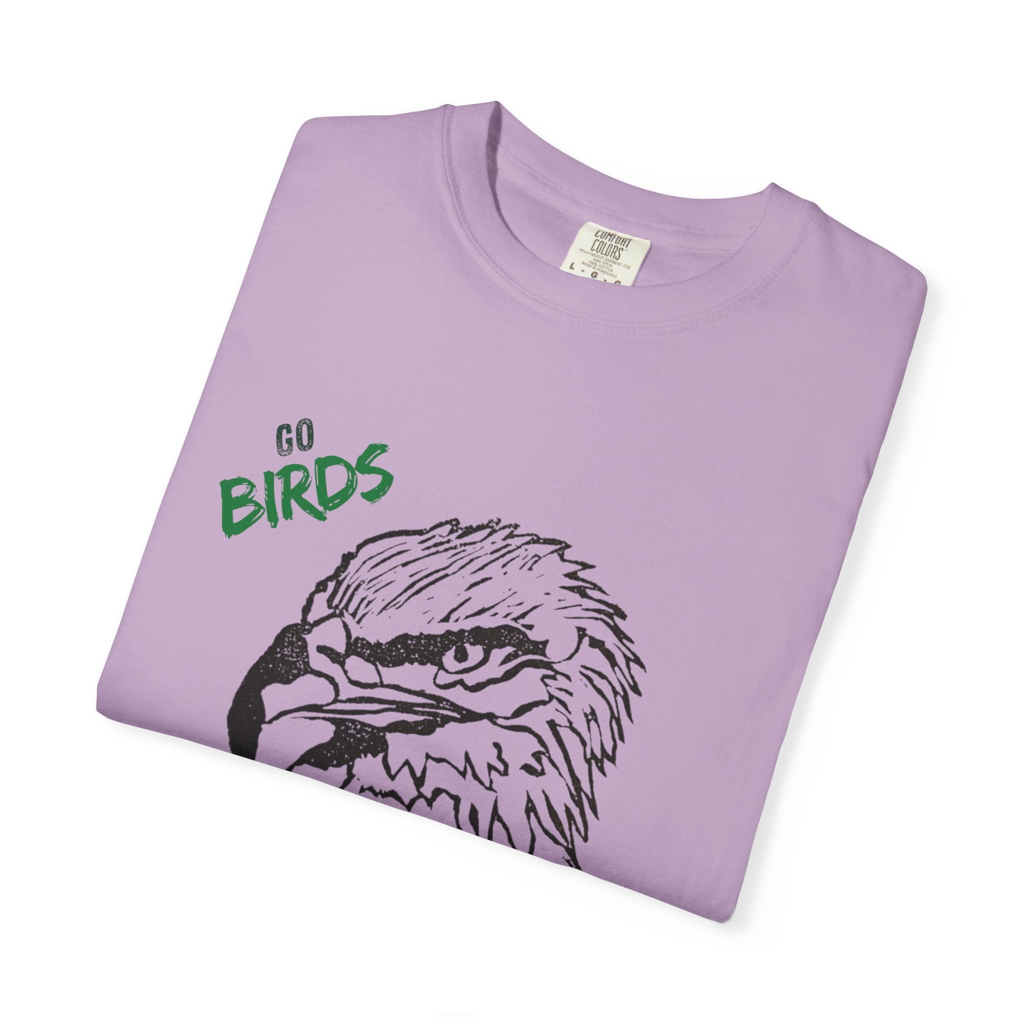 Nihonbashi PHILLY TOKYO Unisex Garment-Dyed T-Shirt - 'Go Birds' Design By NAO